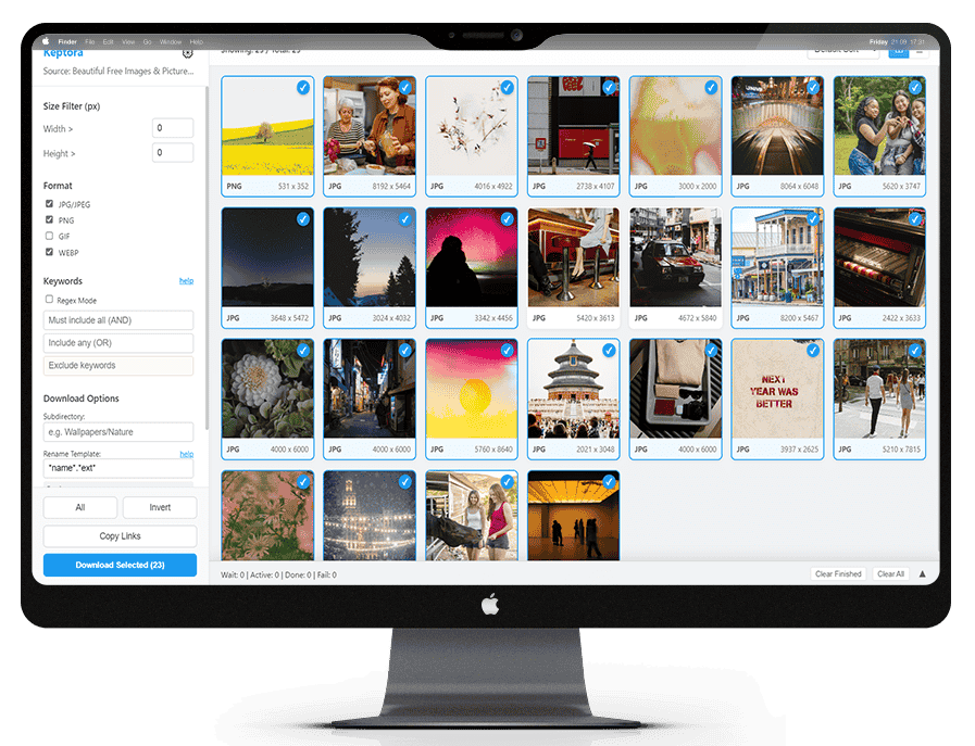 Keptora Studio Interface